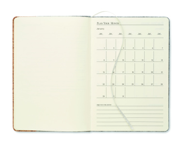 Logo trade promotional merchandise picture of: A5 RPET cork notebook