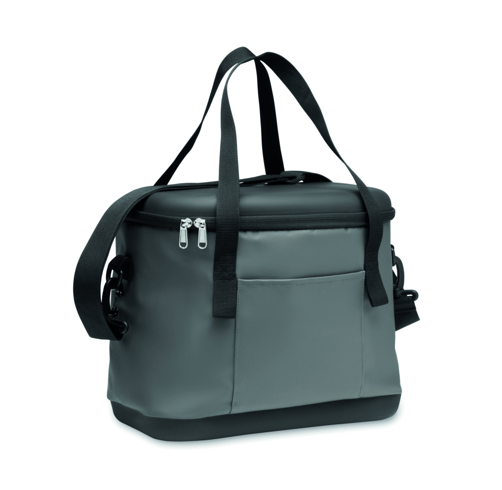 Logo trade corporate gifts image of: Tarpaulin cooler bag 40L