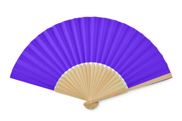Logo trade advertising products image of: Manual hand fan
