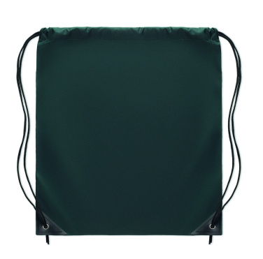 Logo trade business gifts image of: 190T Polyester drawstring bag