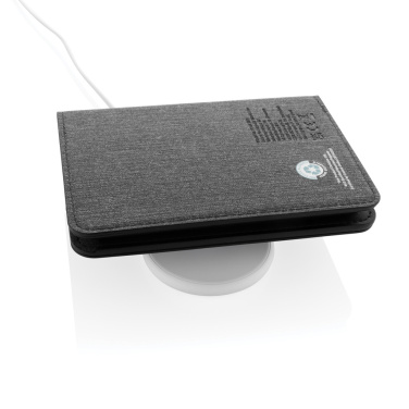 Logo trade promotional merchandise photo of: Trackmate RCS rpolyester passport holder worldwide locating