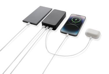 Logo trade promotional products image of: Boostcore RCS recycled plastic powerbank 20.000mAh USB C