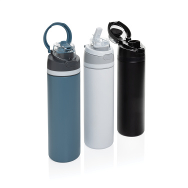 Logo trade promotional merchandise image of: Omni Sip RCS certified re-steel lockable bottle 700ml