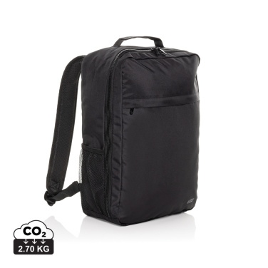 Logotrade business gift image of: Swiss Peak Aware™ RPET Essential 15.6 inch laptop backpack