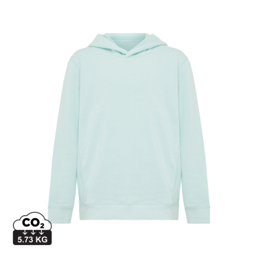 Logotrade promotional gift image of: Iqoniq Yengo kids recycled cotton hoodie with sidepockets