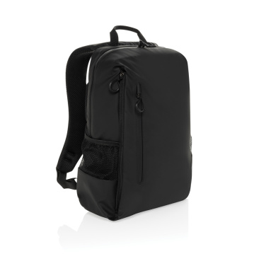 Logo trade promotional items picture of: Lima Aware™ RPET water resistant 15.6 laptop backpack