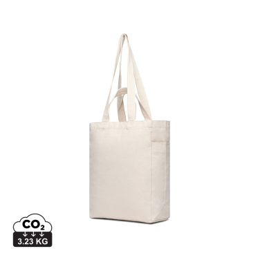 Logo trade promotional items image of: VINGA Hilo AWARE™ recycled canvas zip tote