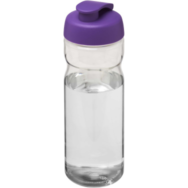 Logo trade promotional product photo of: H2O Active® Eco Base 650 ml flip lid sport bottle