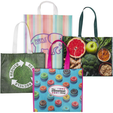 Logo trade promotional gifts picture of: Laminated totes sample box