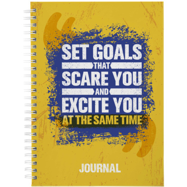 Logotrade promotional giveaway image of: Desk-Mate® A5 hard cover journal
