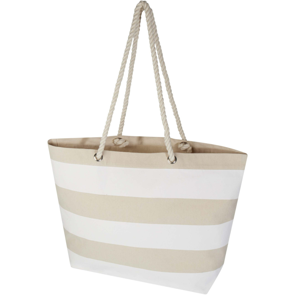 Logo trade promotional giveaway photo of: Florida 270 g/m² GRS recycled beach tote bag 18L