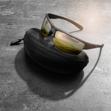 Logotrade advertising product picture of: Polarized sunglasses MANASLU Schwarzwolf