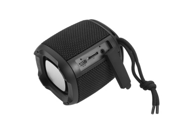 Logo trade advertising product photo of: Bluetooth speaker HERMON Schwarzwolf