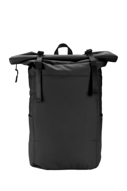 Logo trade promotional gifts image of: Rolltop backpack PEKTUSAN Schwarzwolf