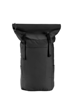 Logo trade corporate gift photo of: Rolltop backpack PEKTUSAN Schwarzwolf