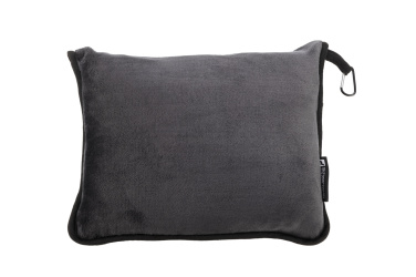 Logotrade promotional items photo of: Blanket and pillow 2 in 1 AMIATA Schwarzwolf