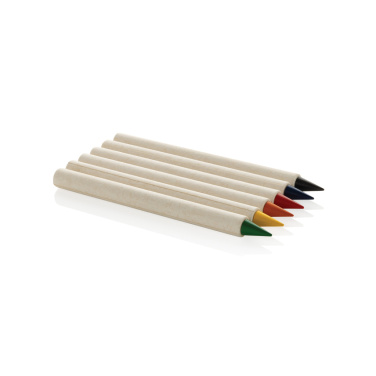 Logo trade advertising product photo of: Micki GRS infinity 6pc colouring pencil set