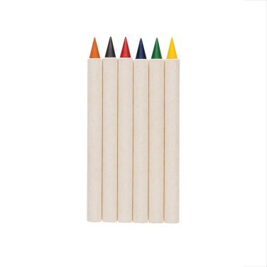 Logotrade promotional gift picture of: Micki GRS infinity 6pc colouring pencil set