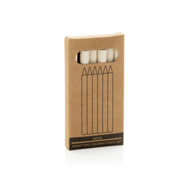 Logotrade promotional product picture of: Micki GRS infinity 6pc colouring pencil set