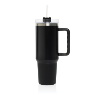 Logo trade promotional item photo of: Stadley RCS recycled steel tumbler 1200ML