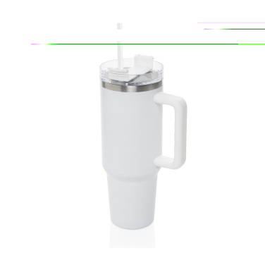Logotrade promotional merchandise picture of: Stadley RCS recycled steel tumbler 1200ML