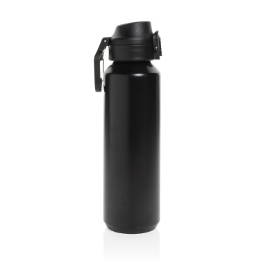 Logotrade business gift image of: Via RCS Re-steel lockable sport bottle 600ML