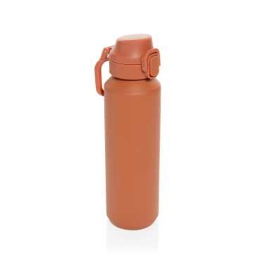 Logo trade promotional products image of: Via RCS Re-steel lockable sport bottle 600ML