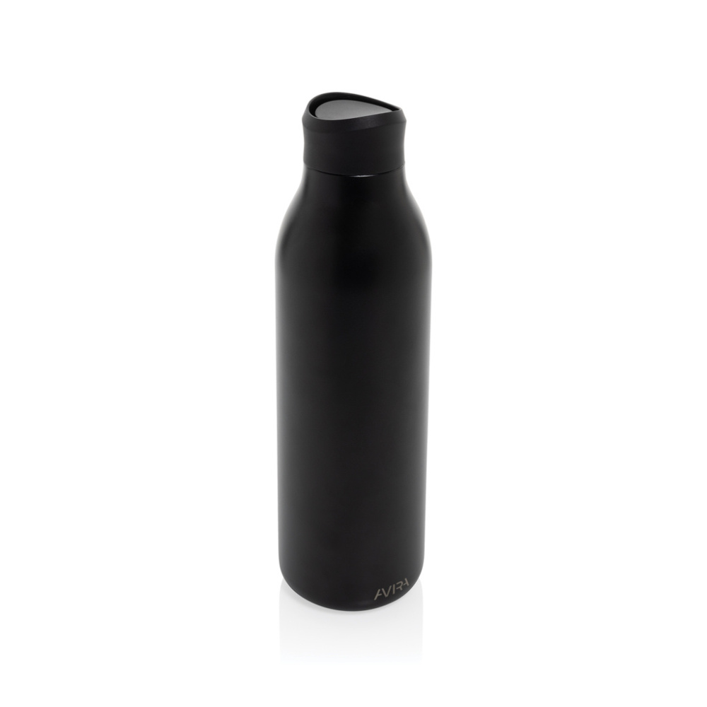 Logotrade advertising products photo of: Avira Alok RCS re-steel 360 waterbottle 600ML