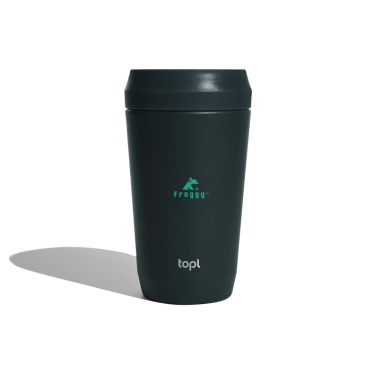 Logo trade promotional products picture of: Topl Recycled Steel To Go Tumbler Patented 360 Lid 354ml