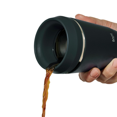 Logo trade advertising products image of: Topl Recycled Steel To Go Tumbler Patented 360 Lid 235ml