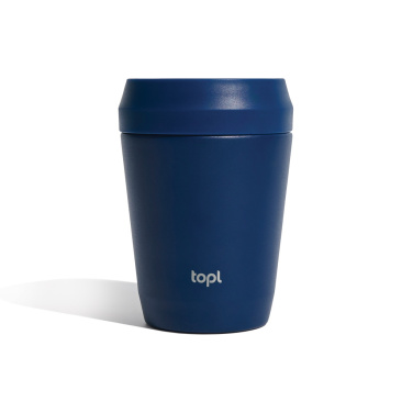 Logotrade promotional merchandise image of: Topl Recycled Steel To Go Tumbler Patented 360 Lid 235ml