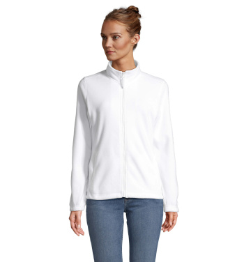 Logo trade promotional gifts image of: NORTH WOMEN ZIPPED FLEECE