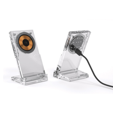 Logo trade promotional giveaways picture of: Magcharge 15W magnetic wireless charging stand
