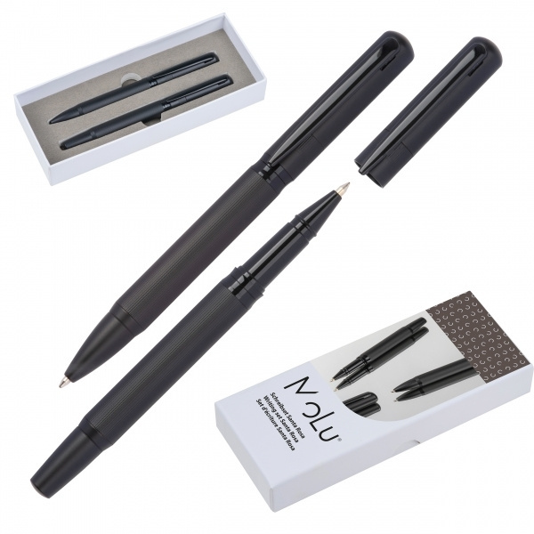 Logo trade advertising products picture of: Elegant MoLu writing set Santa Rosa