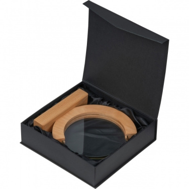 Logo trade promotional giveaways picture of: Trophy with bamboo base Oshawa