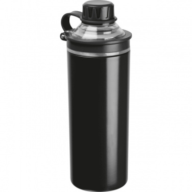 Logo trade advertising product photo of: Double-walled stainless steel bottle Monza