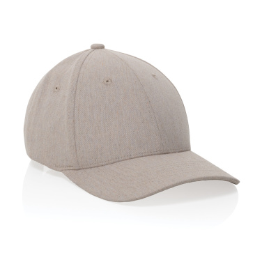 Logo trade promotional giveaways picture of: Milo AWARE™ recycled heather 6 panel cap 200gr