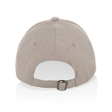 Logo trade promotional gifts image of: Milo AWARE™ recycled heather 6 panel cap 200gr