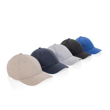 Logotrade corporate gifts photo of: Milo AWARE™ recycled heather 6 panel cap 200gr
