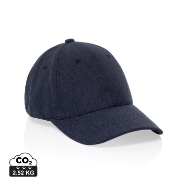 Logo trade advertising product photo of: Milo AWARE™ recycled heather 6 panel cap 200gr