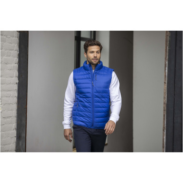Logo trade promotional giveaway photo of: Pallas men's GRS recycled insulated bodywarmer