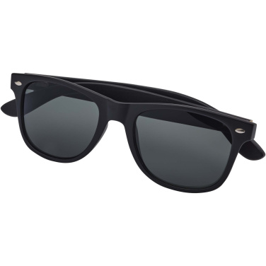 Logo trade promotional giveaways picture of: Arlo bamboo sunglasses with black coating