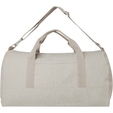 Logotrade advertising products photo of: Porter 500 g/m² Aware™ recycled duffel bag 50L