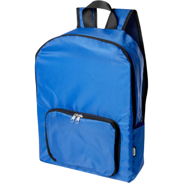 Logotrade corporate gift image of: EcoFold RPET foldable backpack 15L