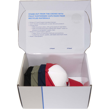 Logo trade corporate gifts image of: Recycled caps sample box