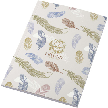 Logo trade business gifts image of: Novella Austen A5 soft cover notebook - 50 sheets
