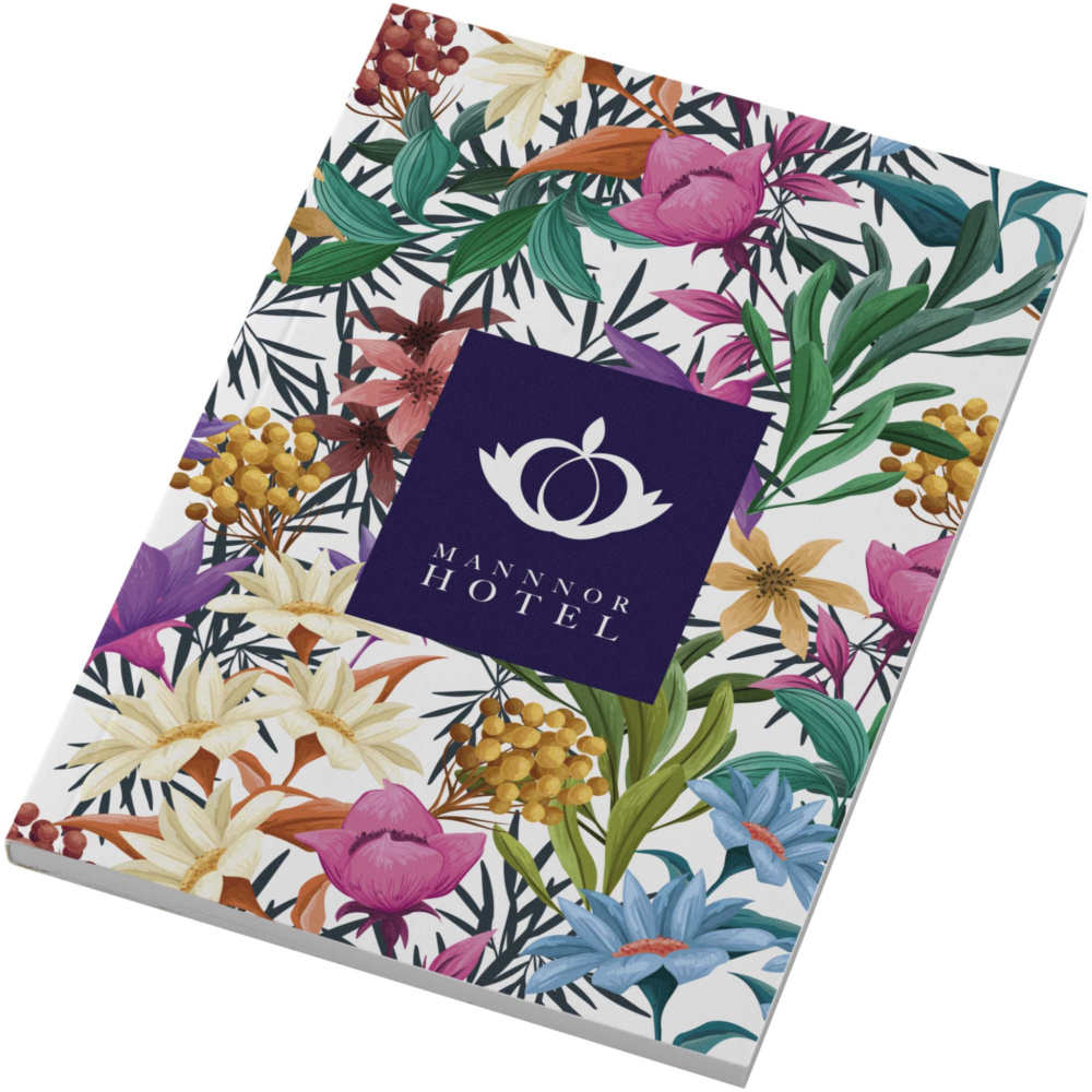 Logo trade promotional gifts image of: Novella Austen A6 soft cover notebook - 50 sheets