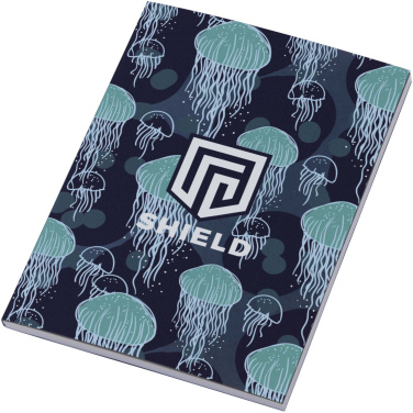 Logo trade promotional item photo of: Novella Austen A6 soft cover notebook - 50 sheets