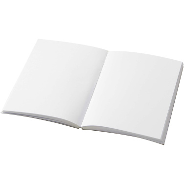 Logo trade promotional merchandise photo of: Novella Austen A6 recycled soft cover kraft notebook - 100 sheets