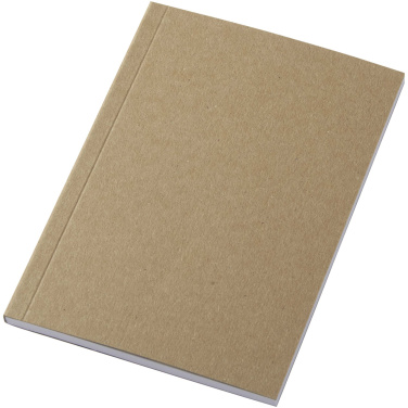 Logo trade advertising products picture of: Novella Austen A6 recycled soft cover kraft notebook - 50 sheets